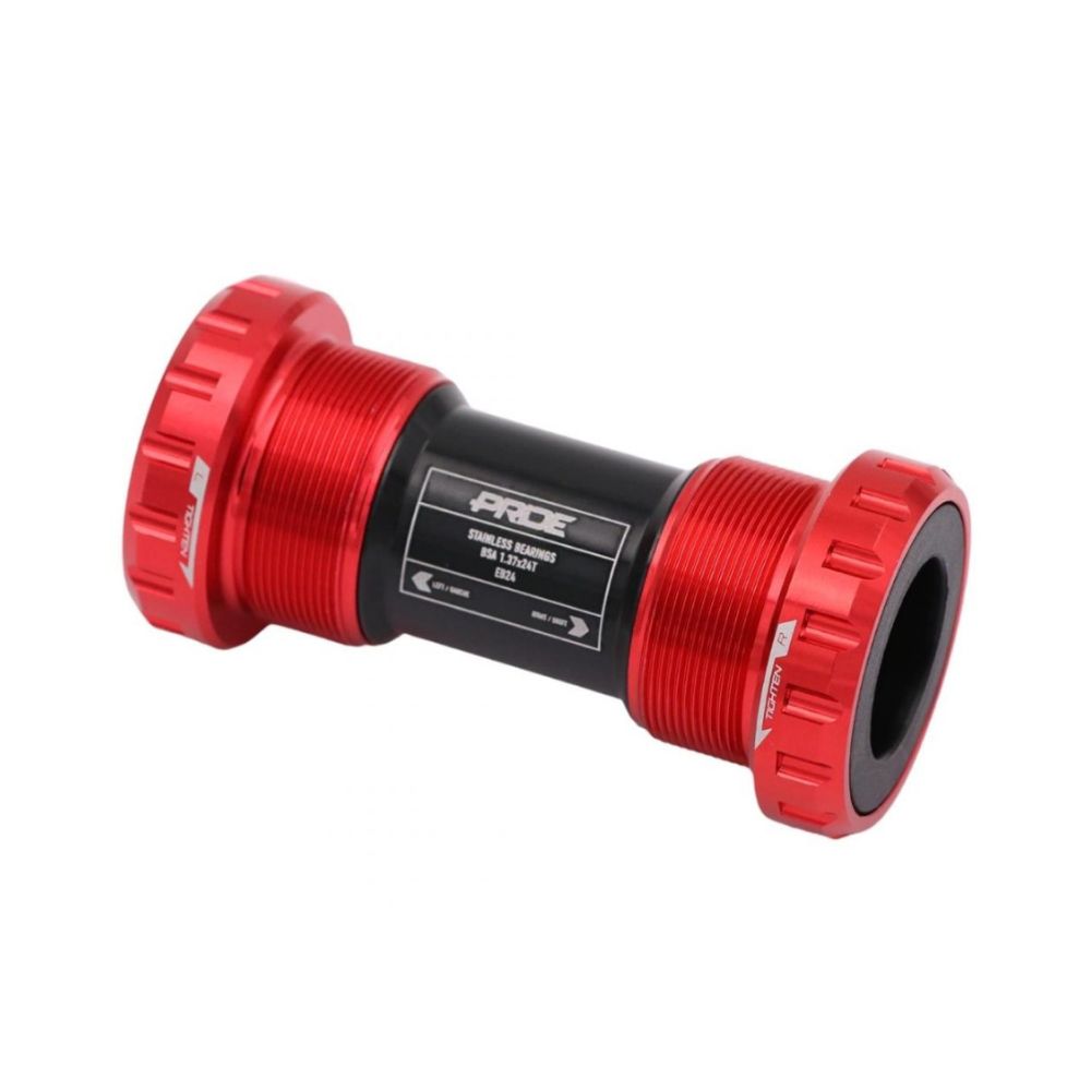PRIDE EB24 Stainless Red Bottom Bracket
