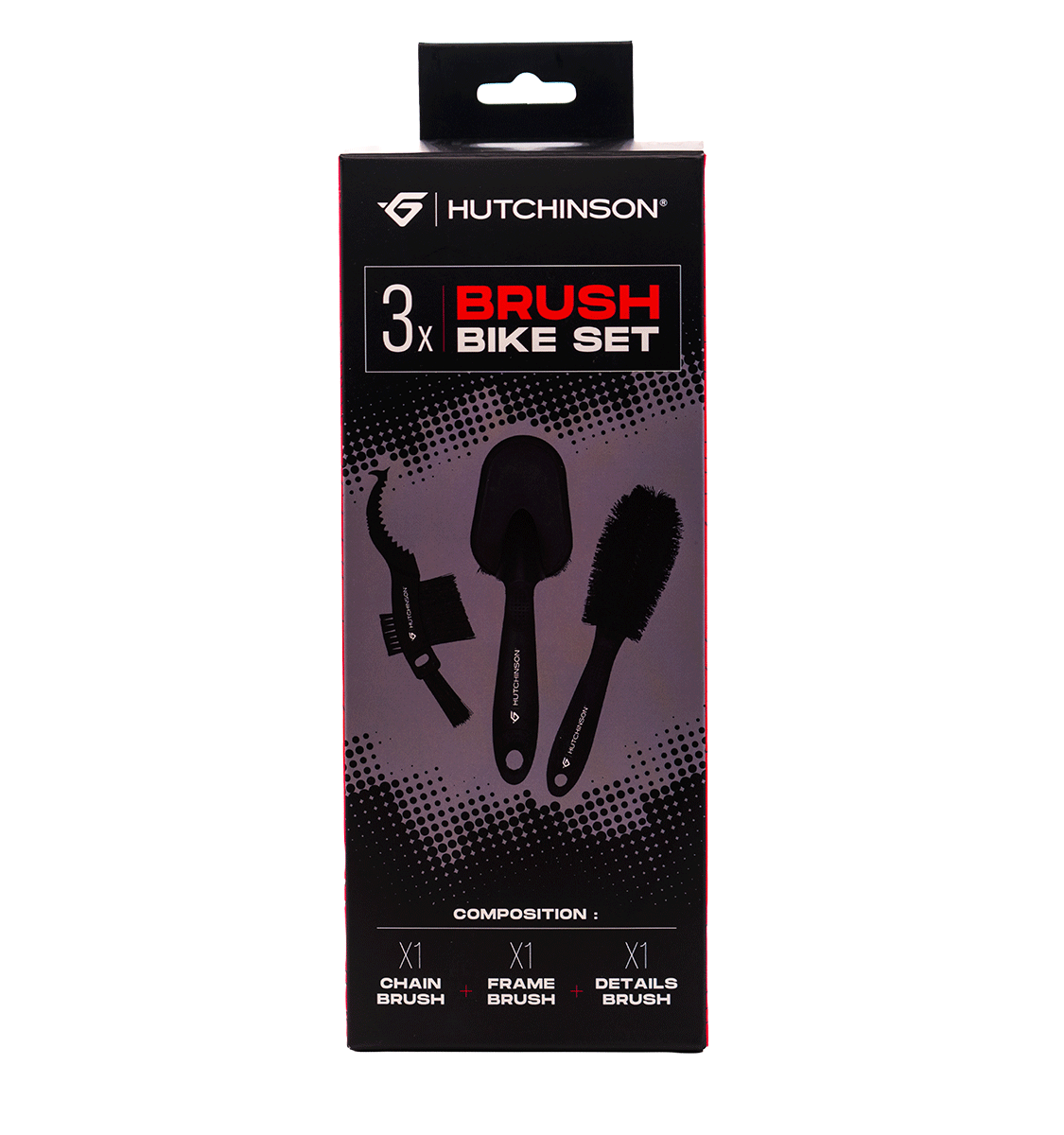Brush Set HUTCHINSON BRUSH BIKE SET 3 brushes