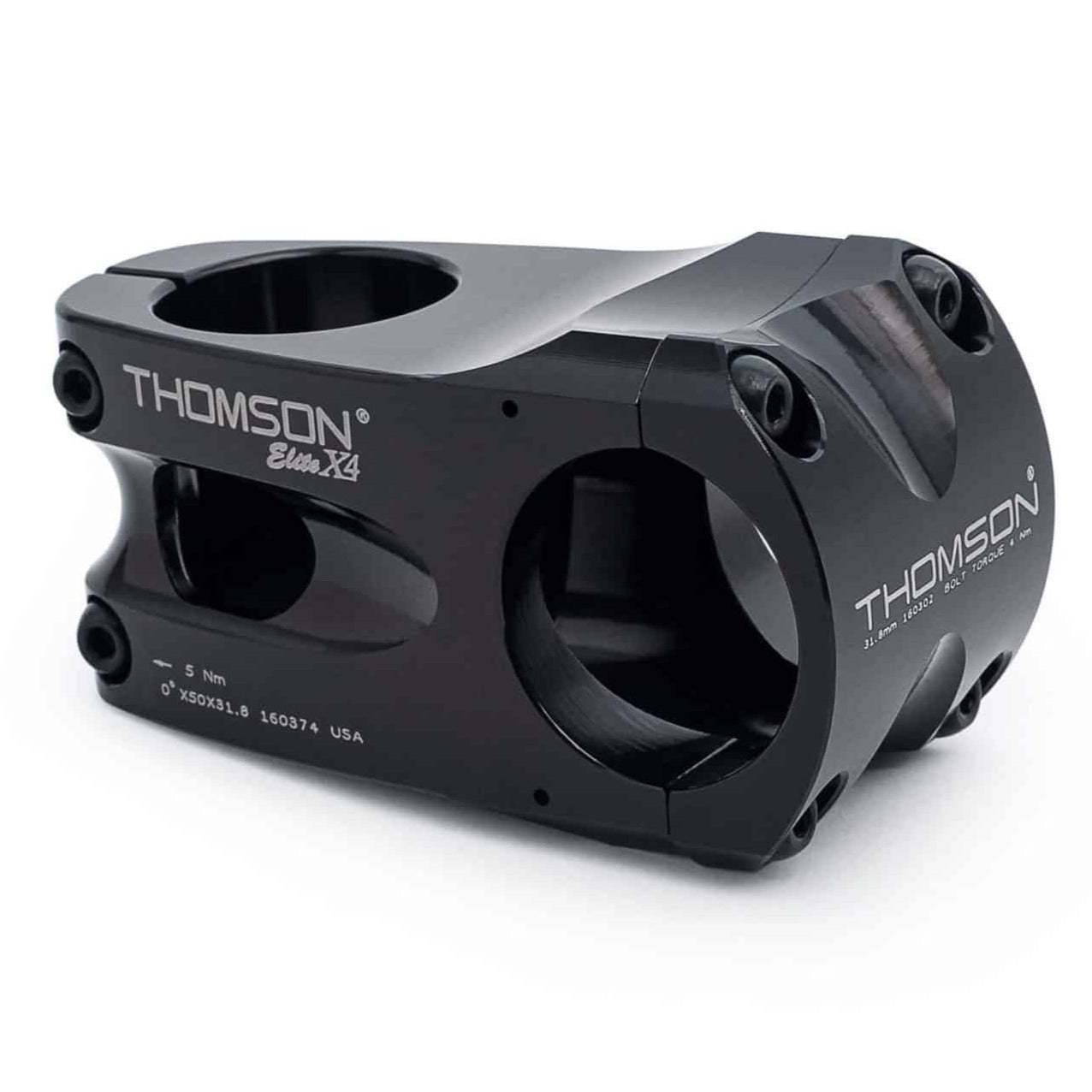 THOMSON ELITE X4 0° stem Black