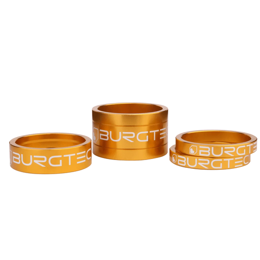 Steering Spacer Kit BURGTEC 1"1/8 Gold