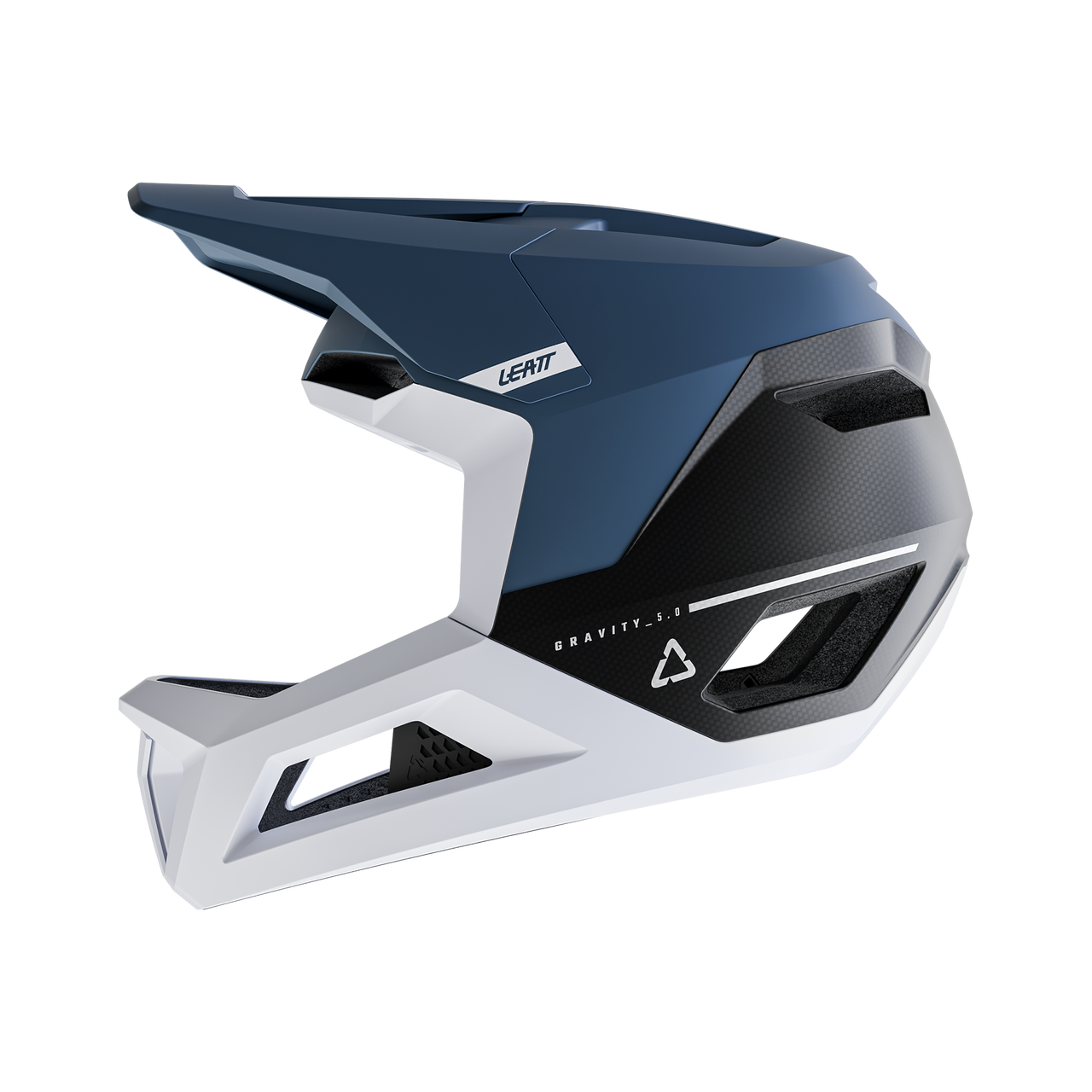 LEATT MTB GRAVITY 5.0 blue/white helmet