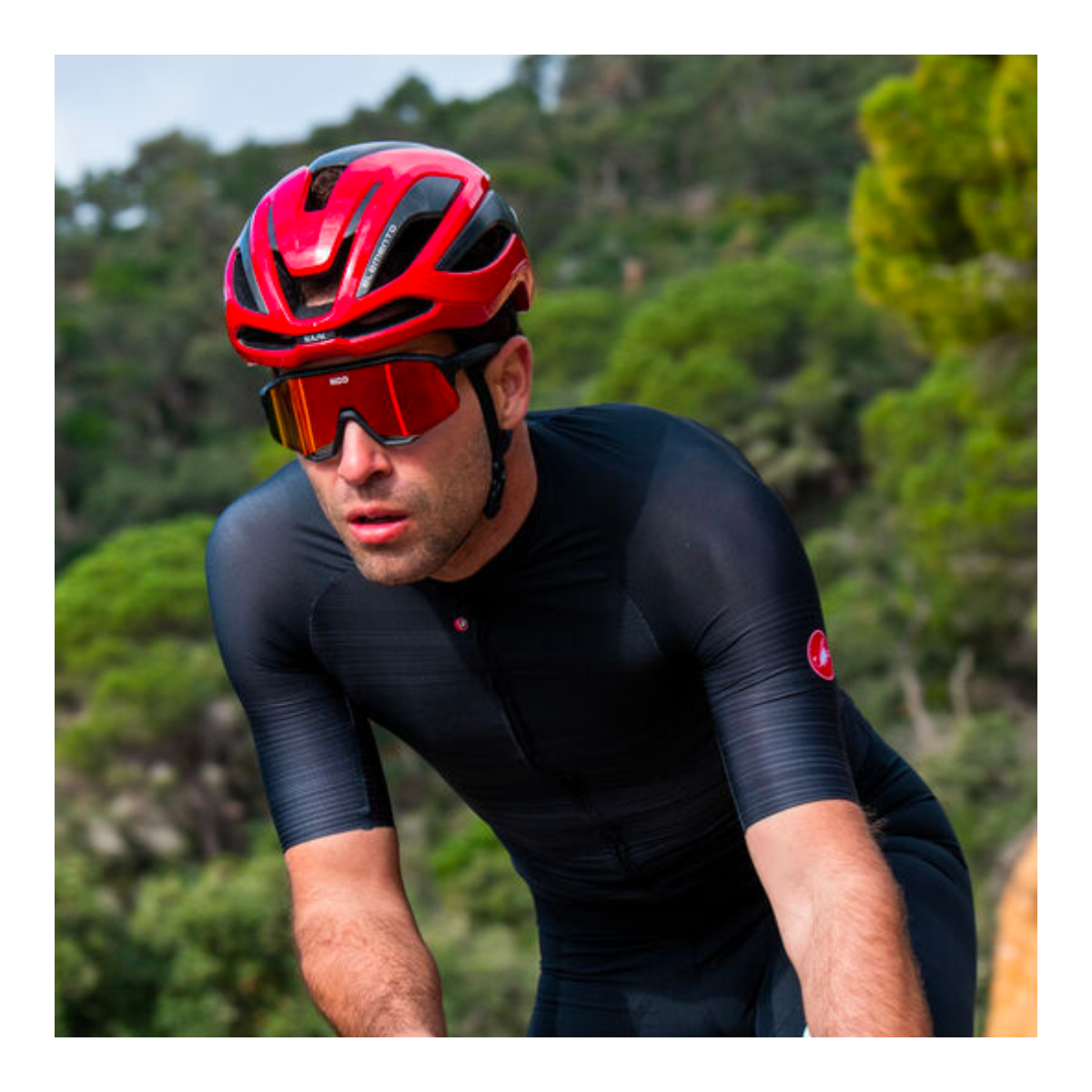 Headset Road KASK ELEMENTO Red