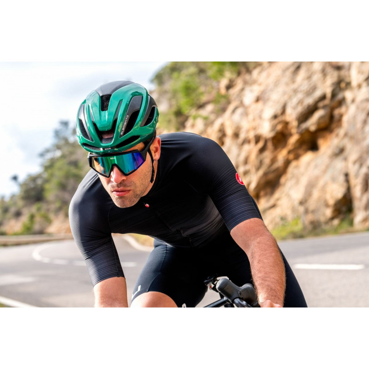 KASK ELEMENTO Road Helmet Green