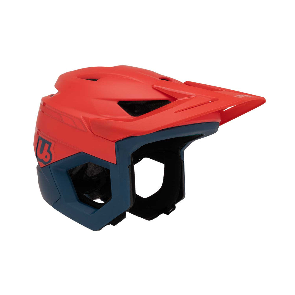 MTB helmet URGE RASCAS Neon Rush Red/Blue