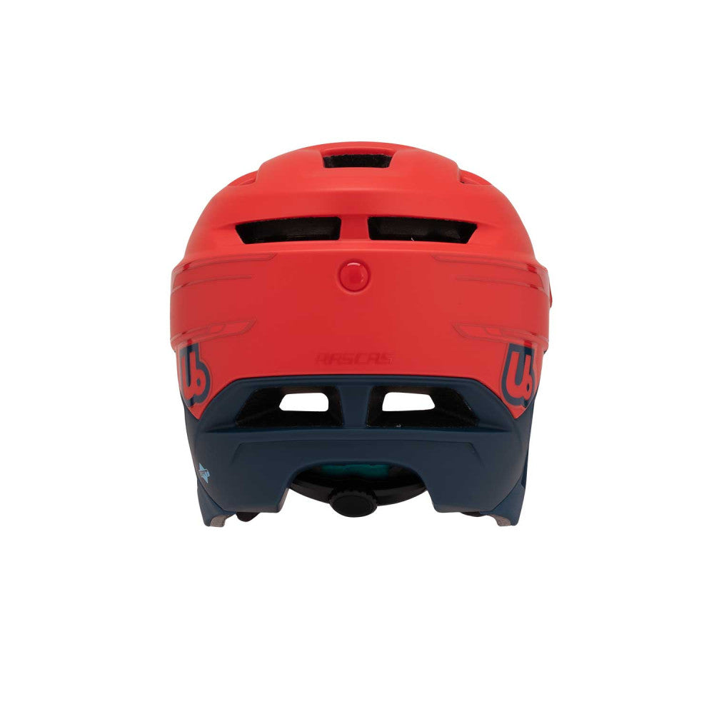 MTB helmet URGE RASCAS Neon Rush Red/Blue