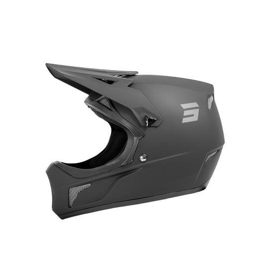 SHOT ROGUE Solid Black Matt BMX Helmet