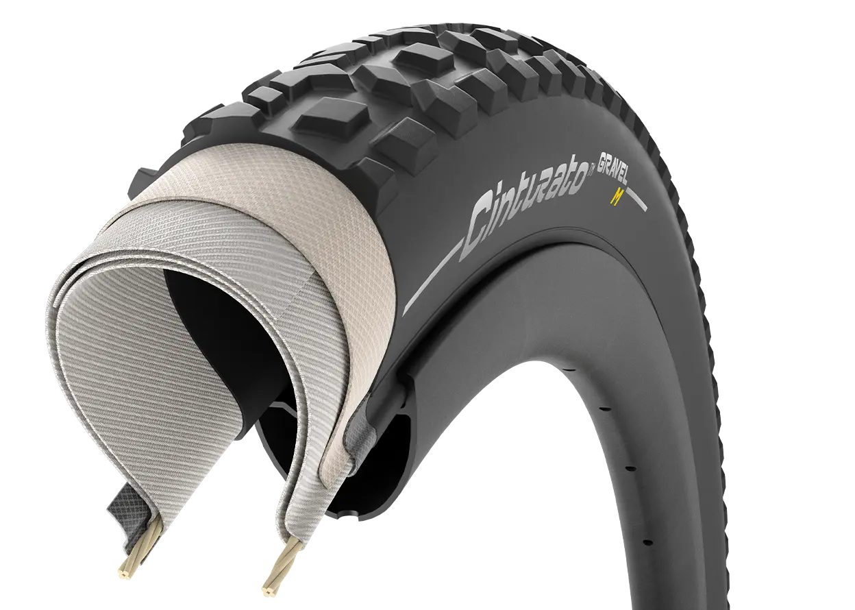 PIRELLI CINTURATO tire GRAVEL M 700x50c Tubeless Ready Classic Beige