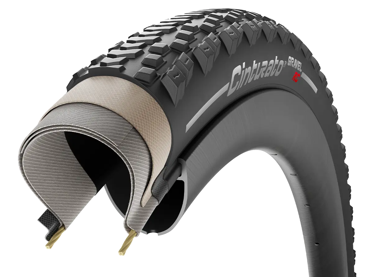 PIRELLI CINTURATO tire GRAVEL RC 700x35c Tubeless Ready Black