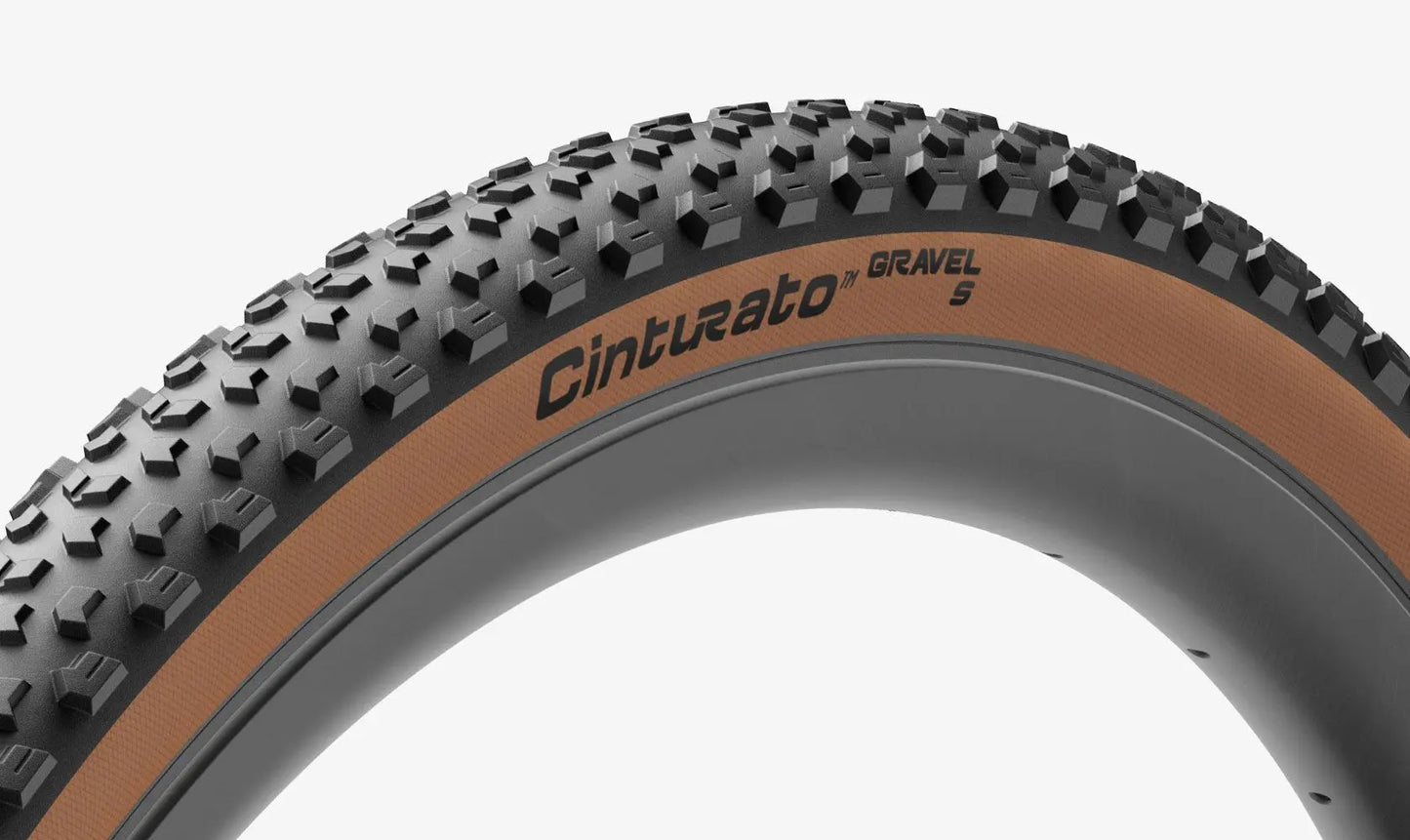 PIRELLI CINTURATO tire GRAVEL S 700x40c Tubeless Ready Classic Beige