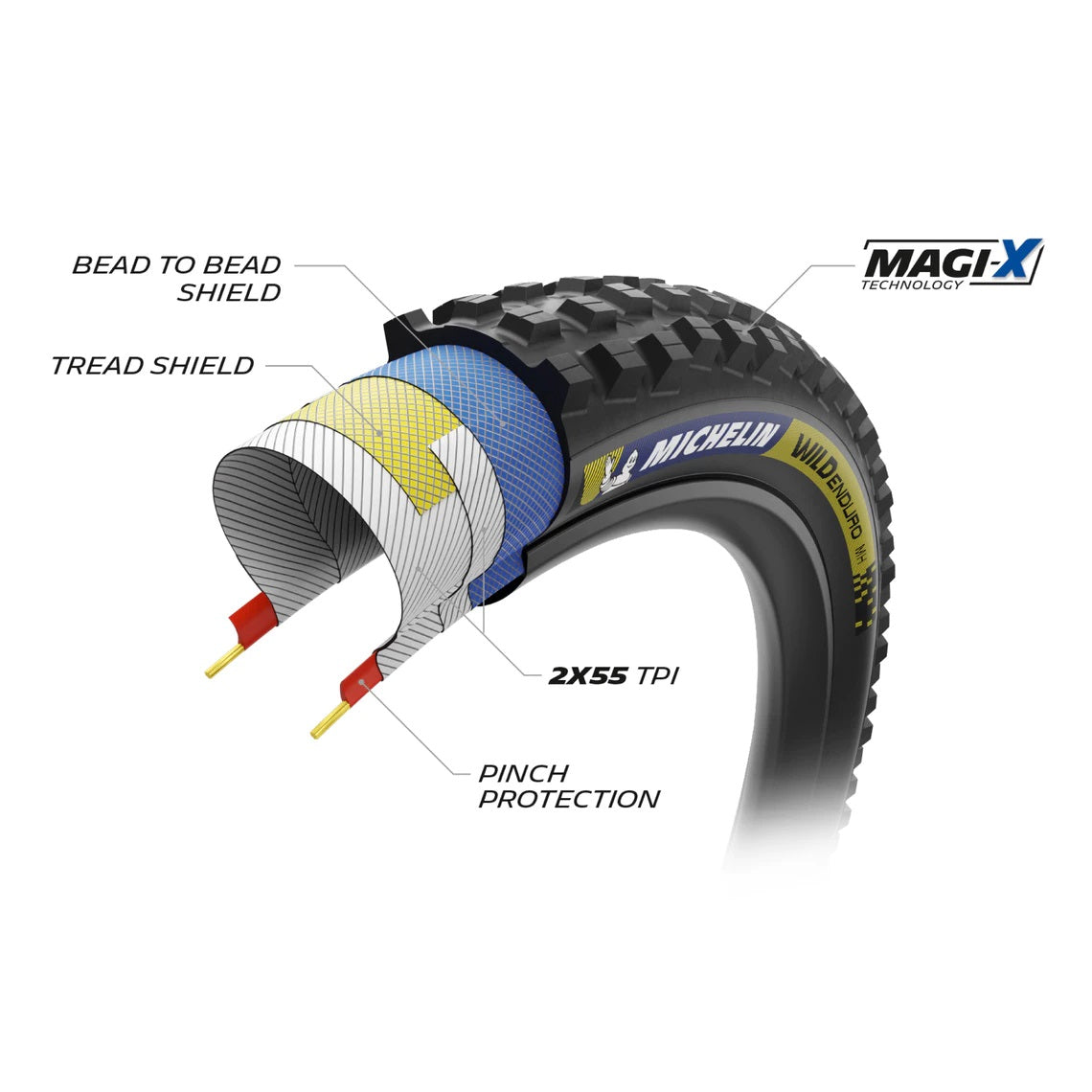 MICHELIN WILD ENDURO MH Racing Line 29x2.50 tire Tubeless Ready Soft