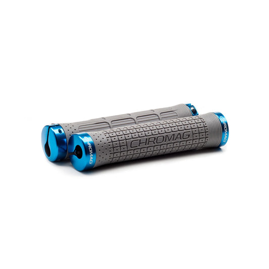 Grips CHROMAG CLUTCH Lock-On 142 mm Grey/Blue