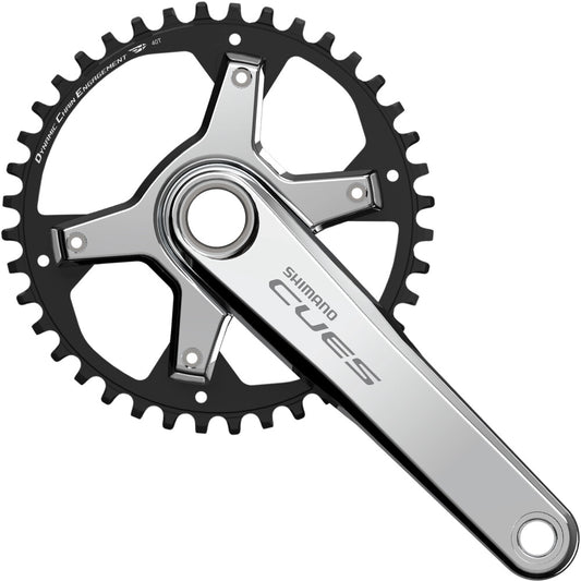 SHIMANO CUES U6030 9/10/11S 1x Chainset - Polish Silver Edition