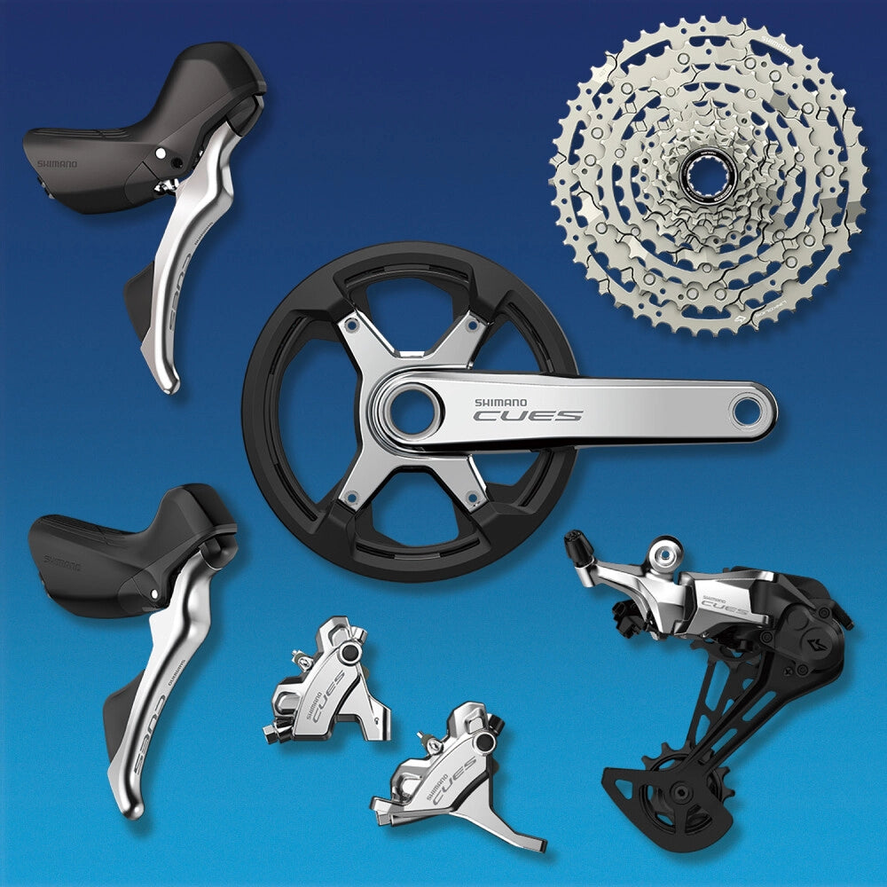 SHIMANO CUES CS-LG400 Linkglide 10-Speed Cassette - Polish Silver Edition