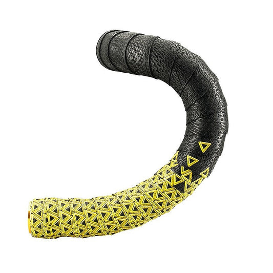 DEDA LOOP + END-PLUG Handlebar Tape, Black/Yellow