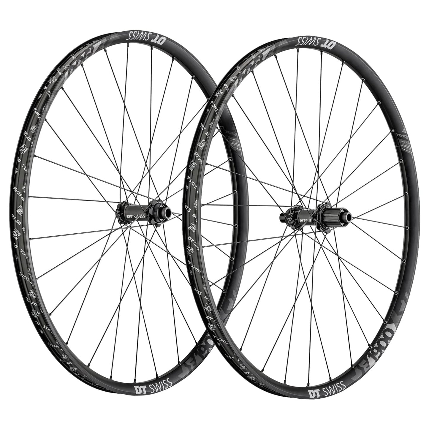 Pair of DT SWISS E 1900 SPLINE 27.5" 30 mm 15x110/12x148mm Boost wheels