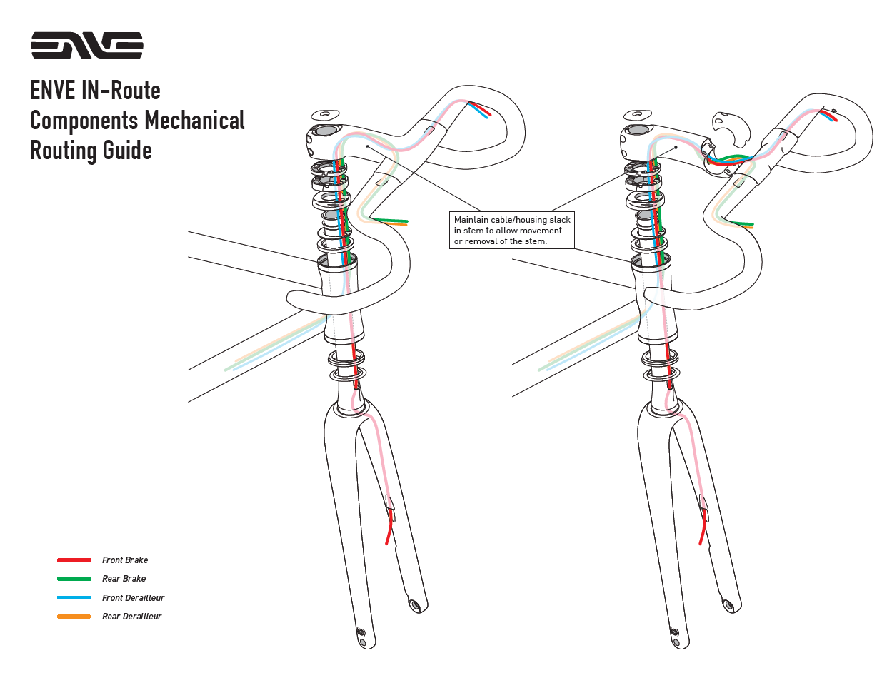 handlebar ENVE Aero Compact Internal Passage