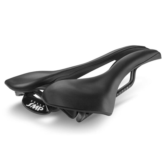 SMP EVO20C saddle 140mm wide Black stainless steel rails