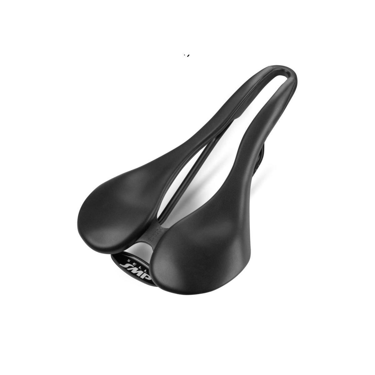 SMP EVO20C saddle 140mm wide Black stainless steel rails