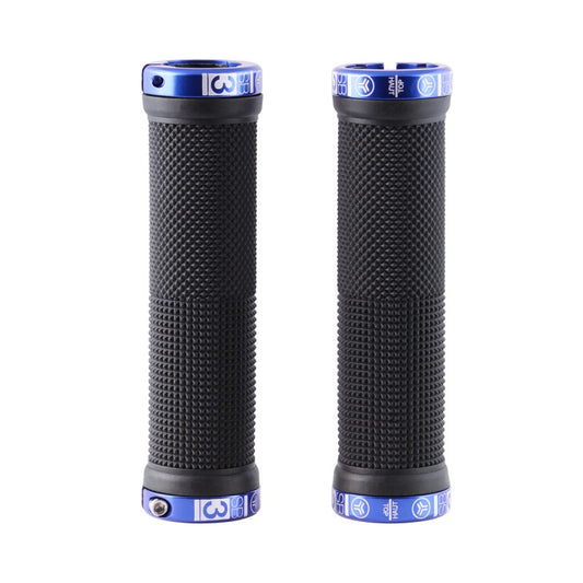 SB3 KHEOPS Lock-On 129 mm Black/Blue Grips