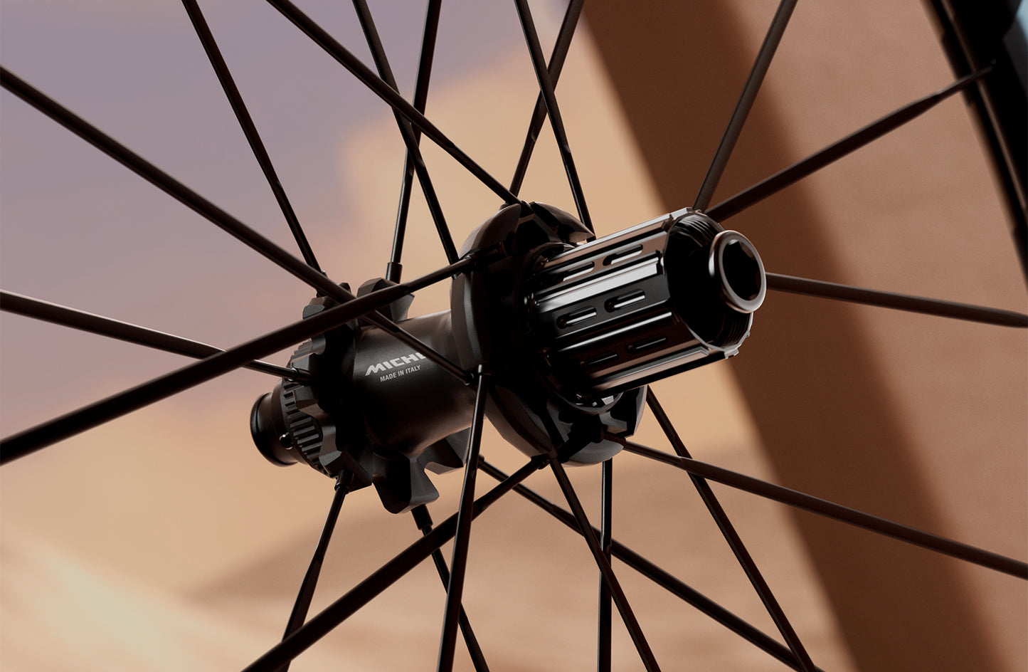 Pair of MICHE DEVA RD 52 Tubeless Ready Wheels (Center Lock) Silver