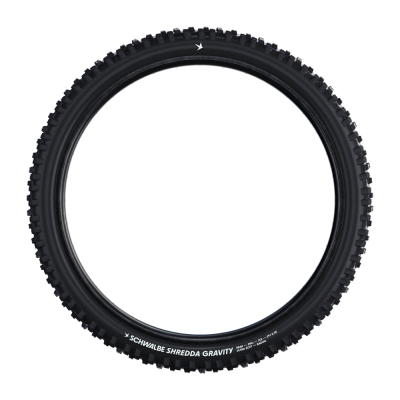 SCHWALBE SHREDDA REAR 27.5x2.50 GRAVITY PRO ADDIX ULTRASOFT RADIAL Tubeless Ready Tire Soft