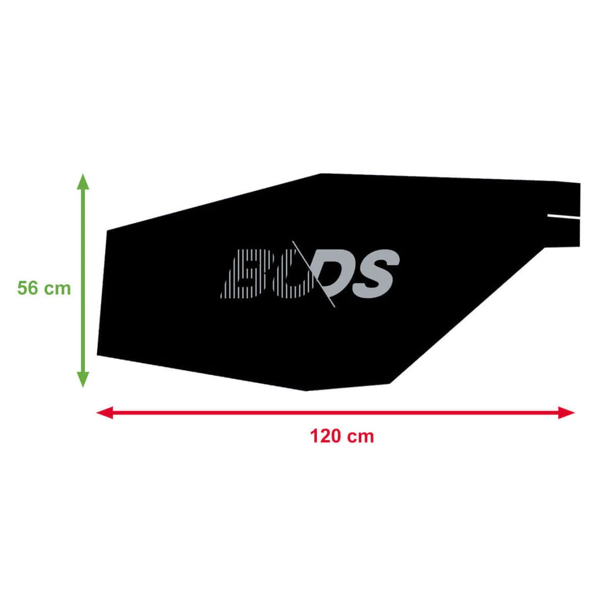 BUDS FRAME PROTECT MAXI Integral Protective Cover for Bicycle Frame Road/MTB Black