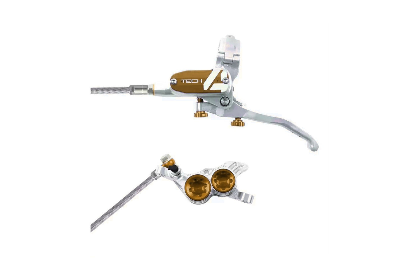 HOPE TECH 4 V4 Aviation Discless Silver/Bronze Front Brake