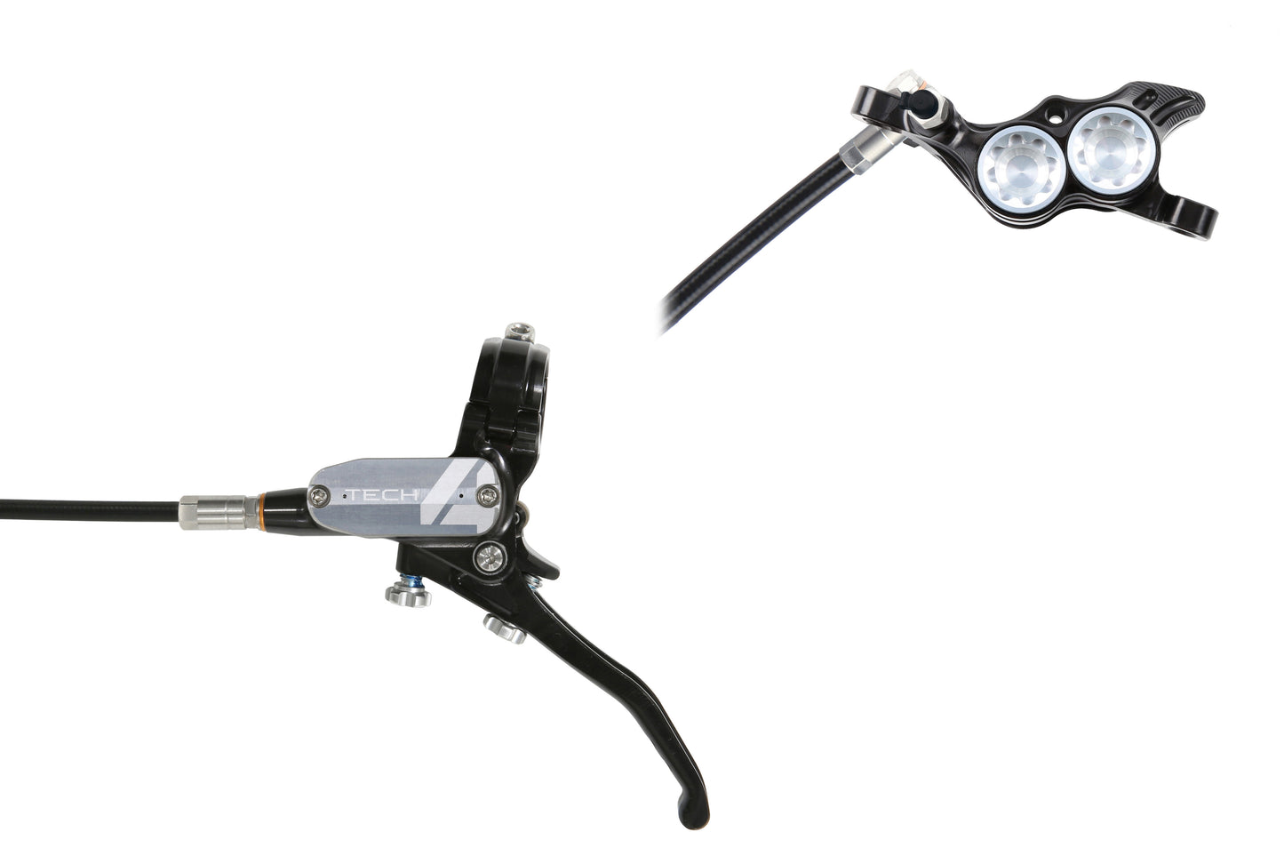 HOPE TECH 4 E4 Discless Front Brake Black/Silver