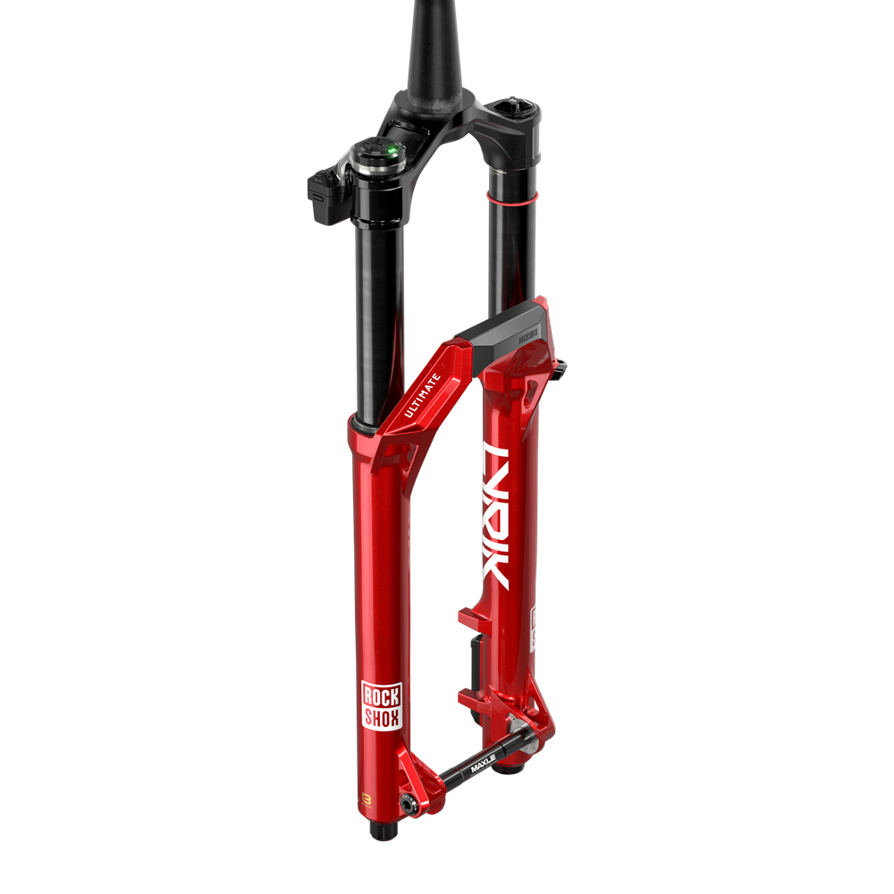 Fork Lyrik Ultimate Flight Attendant - 29" Boost™15x110 160mm Electric Red Tpr 44offset C5/R55LinearXL(Bolt on Fenders,Star nut,Maxle Stealth,Battery,USB-C Charger)E1