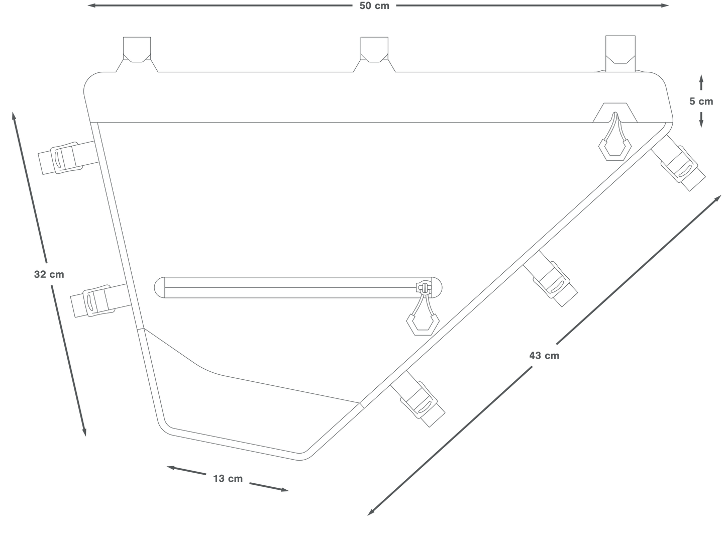 Frame Bag APIDURA EXPEDITION FULL FRAME PACK M 12 L Black