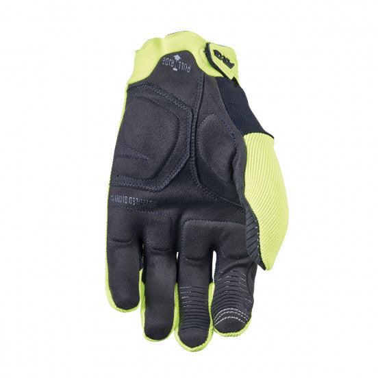 FIVE XR-TRAIL GEL Split Gloves, Black/Neon Yellow