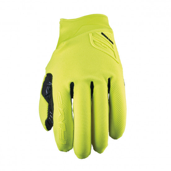 FIVE XR-TRAIL GEL Split Gloves, Black/Neon Yellow