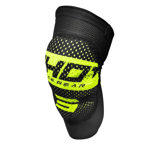 SHOT Airlight Adult Knee Guards Black/Neon Yellow