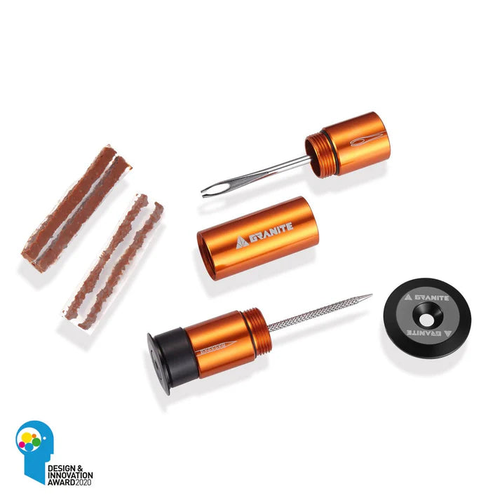 GRANITE DESIGN CNC Tubeless Hanger Repair Kit + 4 Orange Wicks