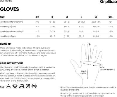GRIPGRAB RIDE RC MAX Short Gloves - White