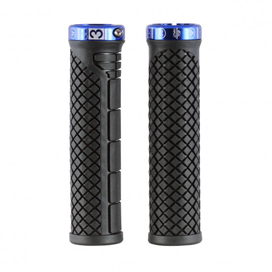 SB3 SHARK Lock-on grips Black/Blue