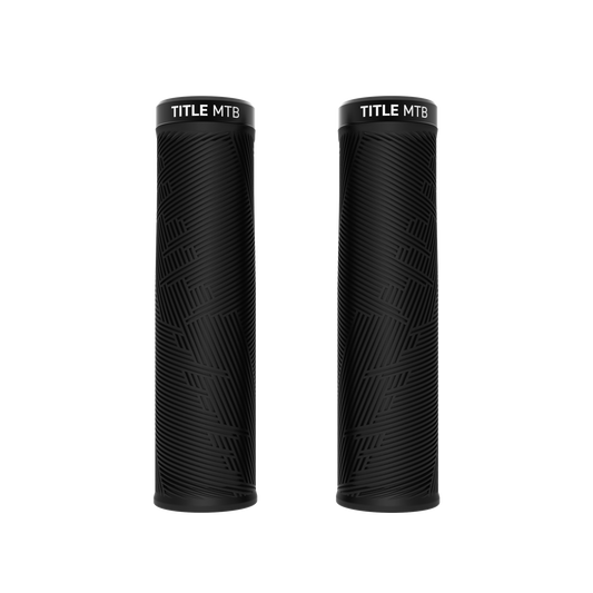 Title MTB FORM Lock-On XL Black grips - pair front view