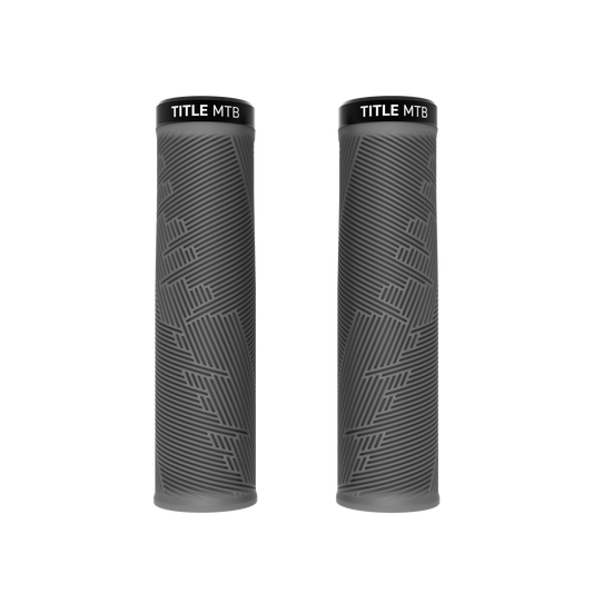 Title MTB FORM Lock-On XL Grey grips - pair front view