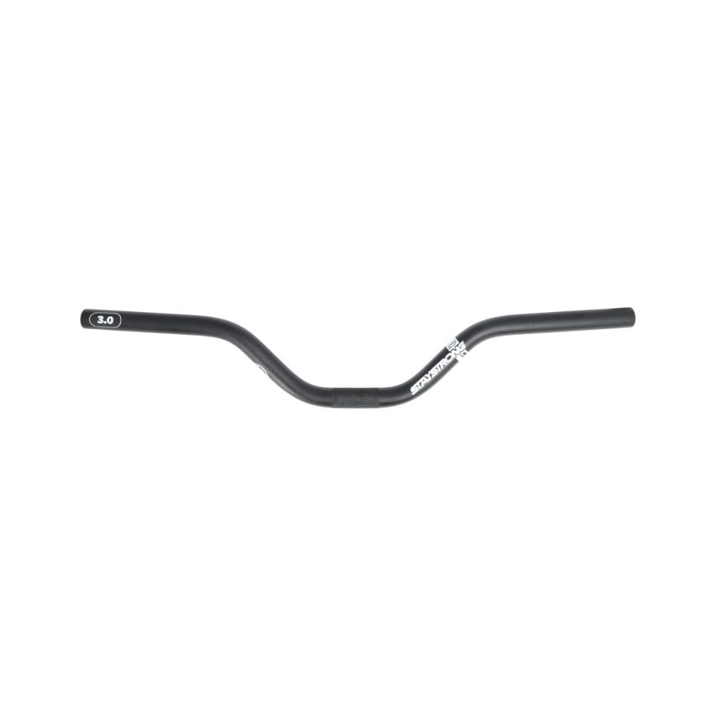 BMX Handlebar STAYSTRONG Chevron Exp Alu Black Ø22.2mm