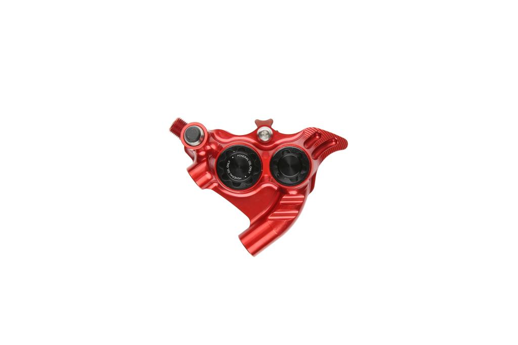 Brake Caliper HOPE RX4+ SL FM 34mm (+20) 4 Pistons Mineral Red