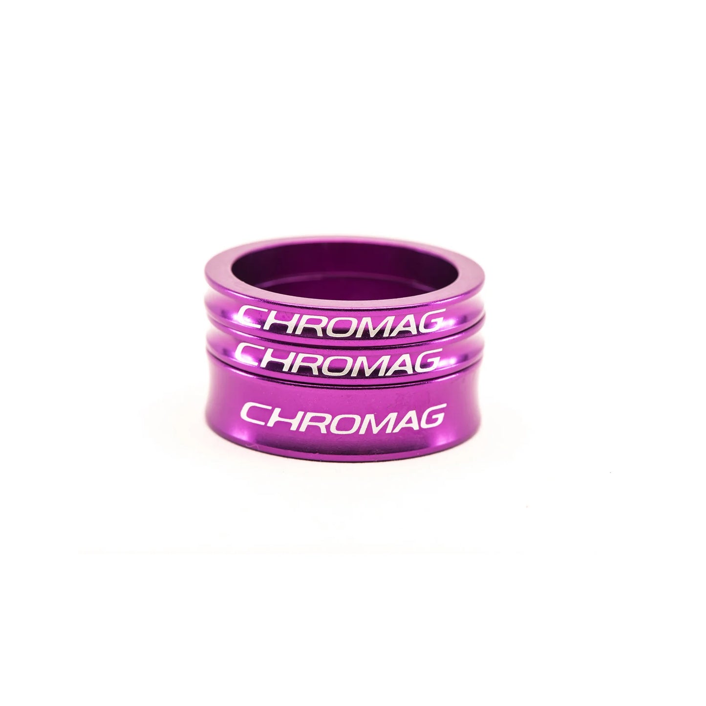 Kit Headset Spacers CHROMAG 1"1/8 Alu Violet