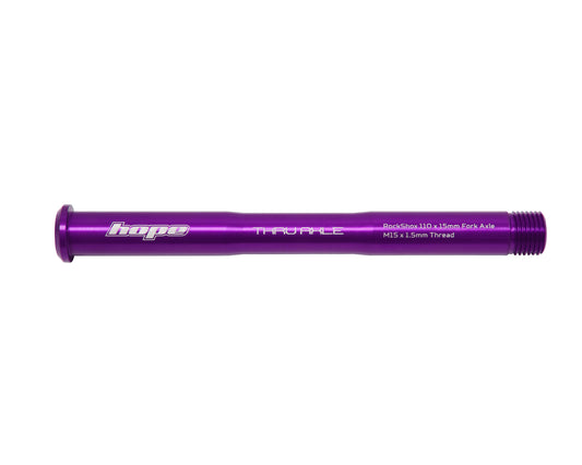 HOPE Front Wheel Axle for ROCKSHOX Pike/Lyric/Zeb Fork Purple