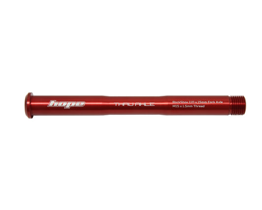 HOPE Front Wheel Axle for ROCKSHOX Pike/Lyric/Zeb Forks Red