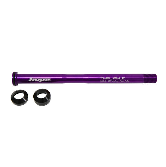 HOPE Rear Wheel Axle 164.5-167mm #HTAR167 Purple