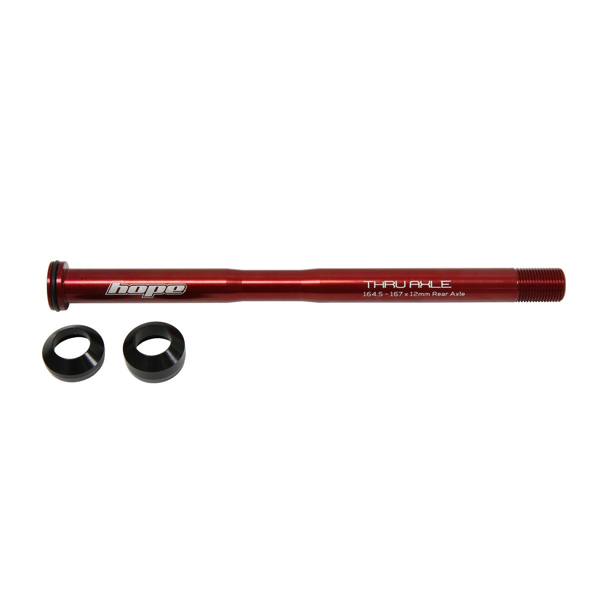 HOPE Rear Wheel Axle 164.5-167mm #HTAR167 Red