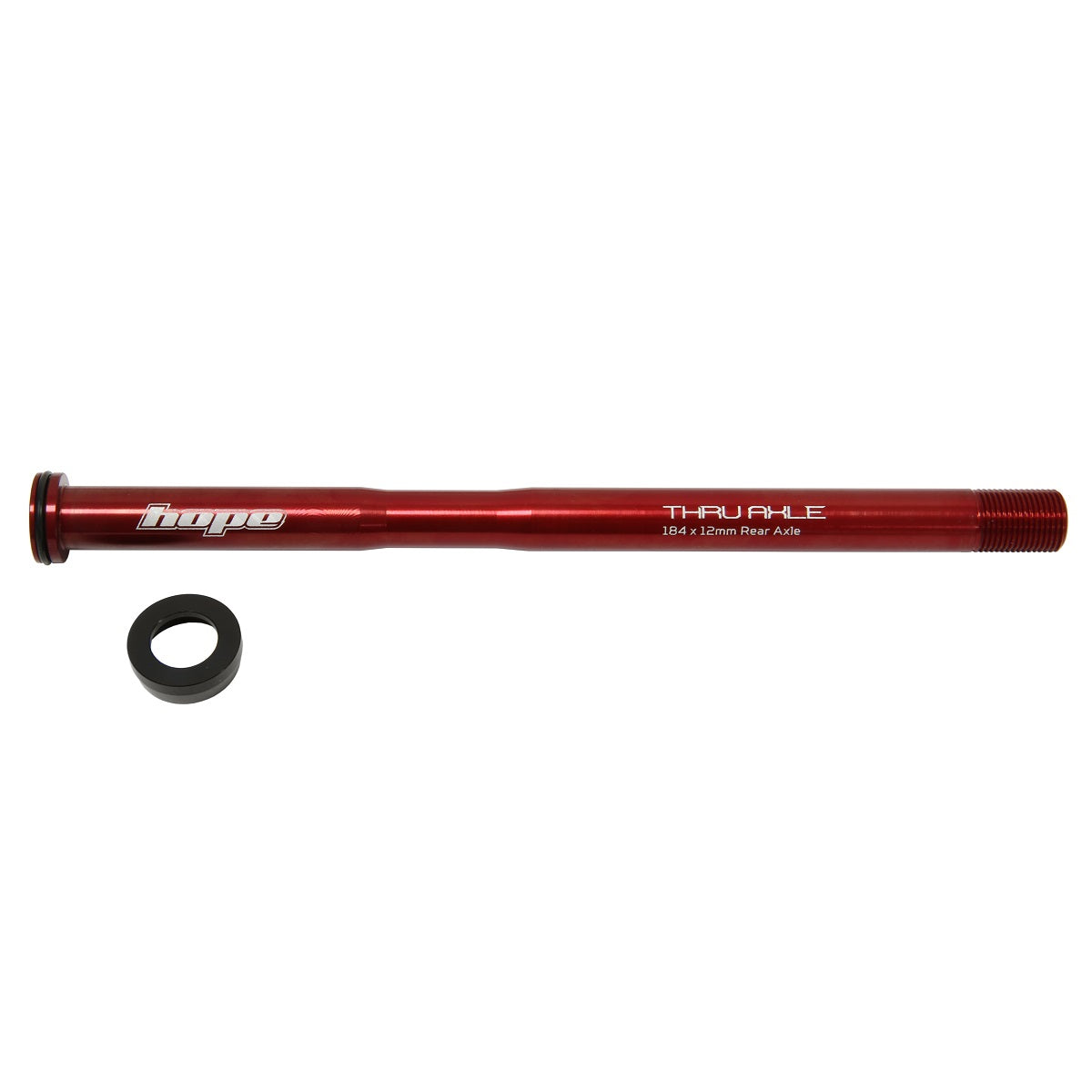 HOPE Rear Wheel Axle 184mm #HTAR184 Red