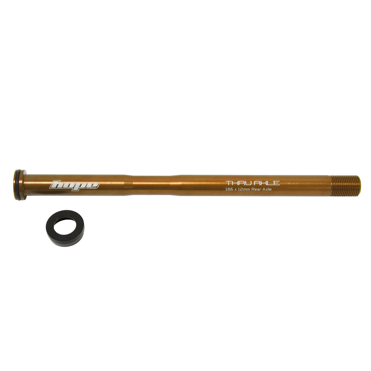 HOPE Rear Wheel Axle 186mm #HTAR186 Bronze