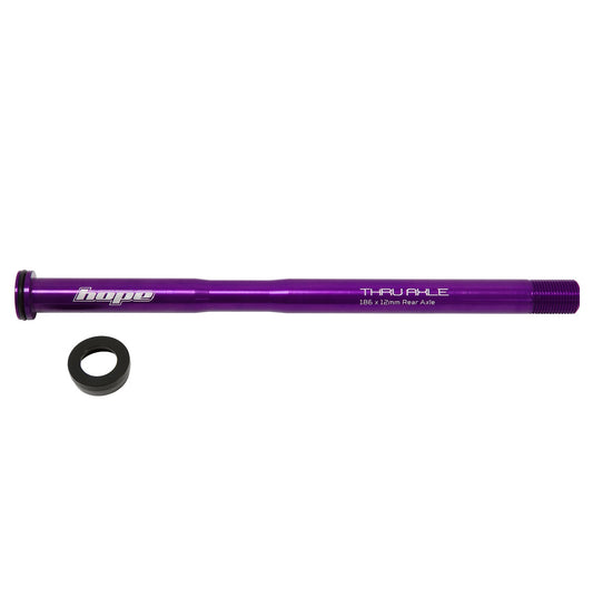 HOPE Rear Wheel Axle 186mm #HTAR186 Purple