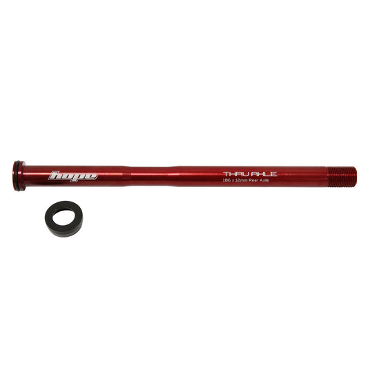 HOPE Rear Wheel Axle 186mm #HTAR186 Red