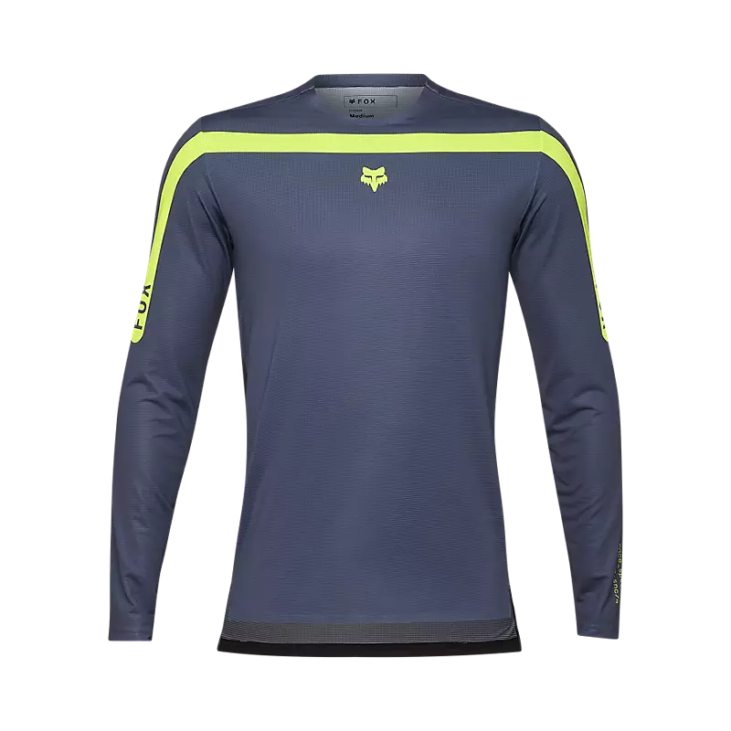 FOX FLEXAIR AVIATION Long Sleeve Jersey Grey